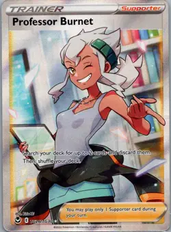 Professor Burnet TG26/TG30 Rare Ultra Silver Tempest Trainer Gallery Pokemon NM - Image 1
