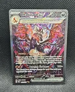 Pokemon Charizard ex 234/091 SV: Paldean Fates Special Illustration Rare Holo NM - Image 1
