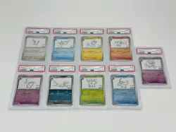 Pokemon Yu Nagaba Eevee's Promo Sequential PSA 10 Set - Image 1