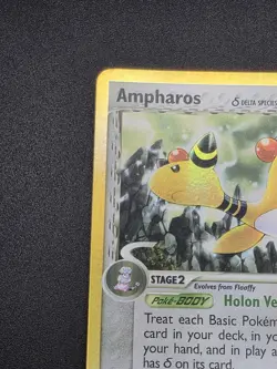 Pokemon TCG 2006 Ampharos (Delta Species) 1/101 Dragon Frontiers Holo -B - Image 3