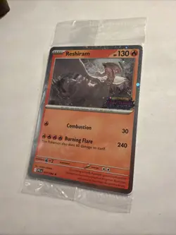 Pokemon TCG Phantasmal Flames Reshiram Black Star Promo 017/094 SEALED - NM - Image 3