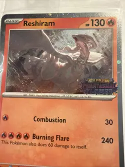 Pokemon TCG Phantasmal Flames Reshiram Black Star Promo 017/094 SEALED - NM - Image 4
