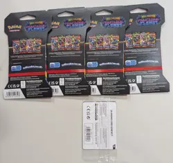 Pokemon TCG Mega Evolution Phantasmal Flames 4x Sleeved Booster & Genesect Promo - Image 2