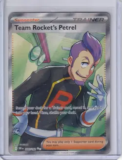 Pokemon TCG Team Rocket's Petrel 226/182 Destined Rivals Full Art Ultra Rare NM - Image 1