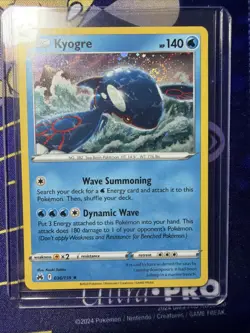 Pokemon - Crown Zenith Cosmos Holo Kyogre 036/159 *FANCY SWIRL* - Image 1
