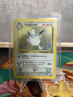 Pokemon TCG Wigglytuff Jungle 16/64 Holo Unlimited Holo Rare - Image 1
