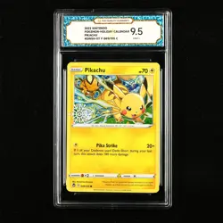 TQG 9.5 MINT+ 2022 Pokemon ENG Pikachu F 049/195 SWSH-ST C - Image 1