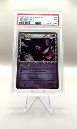 PSA 7 Gengar Prime - 94/102 - Pokemon Triumphant HG&SS - New Cert 140432686 - Image 1