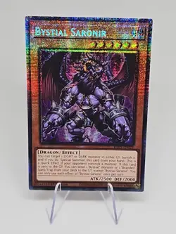 Yugioh Bystial Saronir RA05-EN023 Starlight Rare 1st Ed NM - Image 1