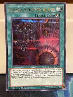 Chaos Scepter Blast - DUSA-EN025 - Ultra Rare - 1st Edition - VLP - Image 1