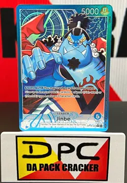 JINBE *Leader Alternate Art* ONE PIECE The Azure Sea’s Seven #OP14-40 - Image 1