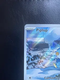 Piplup 098/094 Illustration Rare Pokemon Tcg Phantasmal Flames Mint Condition - Image 3