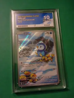Pokemon TCG Piplup full art illustration rare 098/094 Phantasmal Flames- ACE 10 - Image 1