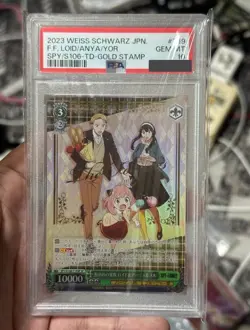 PSA 10 Signed Weiss Schwarz SPY×FAMILY SPY/S106-T19SP SP Loid Anya Yor - Image 1
