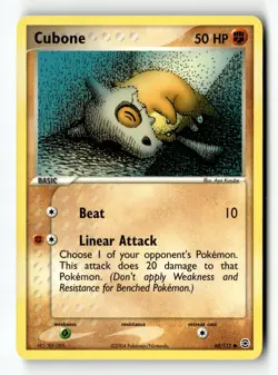 Pokemon Card Cubone LP FireRed & LeafGreen Common 60/112 - Image 1