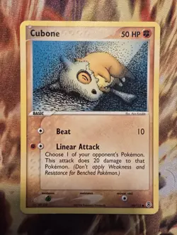 Pokemon TCG Cubone EX FireRed & LeafGreen 60/112 HP - Image 1