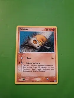 Pokemon TCG Cubone EX FireRed & LeafGreen 60/112 Regular Common Non Holo 2004 Lp - Image 1