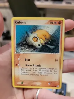 Pokemon TCG Cubone EX FireRed & LeafGreen 60/112 Regular Common NM - Image 1