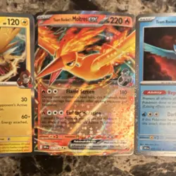 Pokemon DRM Team Rocket's Zapdos, Moltres, Articuno Holo EX Card Lot - 3 Cards - Image 5