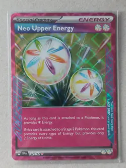 Neo Energy Upper 162/162 Temporal Forces Pokemon Card NM Pack Fresh - Image 1
