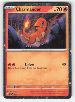 Charmander - (Cosmos Holo) 047 NM Holofoil SVP SV: Scarlet & Violet Promo Cards - Image 1