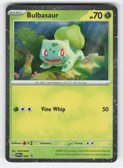 Bulbasaur - (Cosmos Holo) 046 NM Holofoil SVP SV: Scarlet & Violet Promo Cards - Image 1