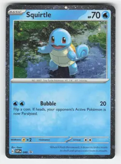 Squirtle - (Cosmos Holo) 048 NM Holofoil SVP SV: Scarlet & Violet Promo Cards - Image 1