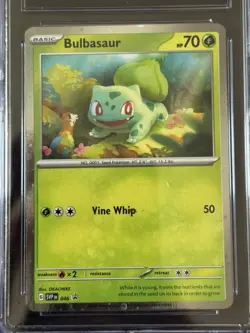 Pokemon Bulbasaur Cosmos Holo Promo CGC 10 Scarlet & Violet Promo Cards 046 - Image 4