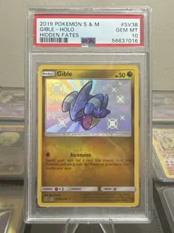 PSA 10 Slab-Pokemon Gible SV38/SV94 Holo Card - Image 1