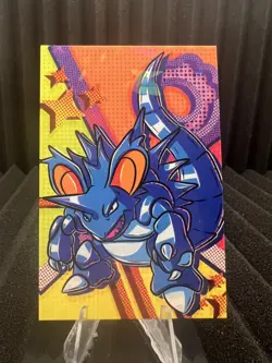 Nidoking - Cracked Ice Holo - Team Rocket Card Database - Pokemon Card - Image 1