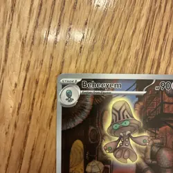 Beheeyem 121/086 SV: Black Bolt Holo Pokemon Card Full Art Psychic Type - Image 2