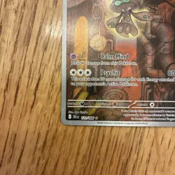 Beheeyem 121/086 SV: Black Bolt Holo Pokemon Card Full Art Psychic Type - Image 5