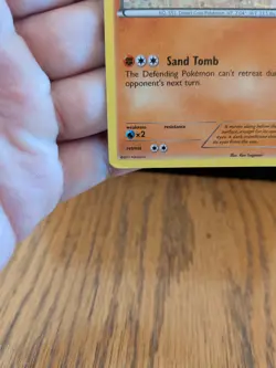 Sandile 8/12 McDonalds 2011 Promo Holo Rare Pokemon Card DMG - Image 2