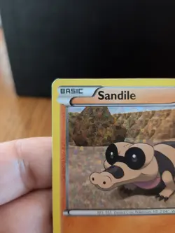 Sandile 8/12 McDonalds 2011 Promo Holo Rare Pokemon Card DMG - Image 5