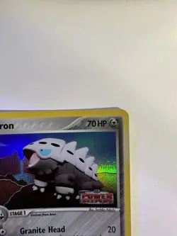 Lairon 32/108 Reverse Holo EX Power Keepers Stamped Pokemon Card 2007 NM - Image 3