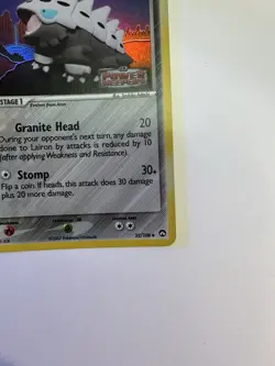 Lairon 32/108 Reverse Holo EX Power Keepers Stamped Pokemon Card 2007 NM - Image 4