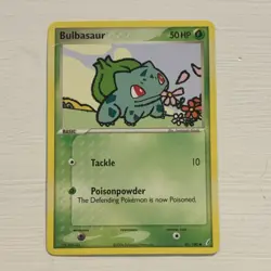 Pokemon Bulbasaur EX Crystal Guardians Common Regular 45/100 Basic 50 HP Card - Image 1