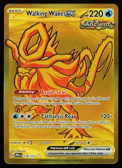 Walking Wake ex 178/131 Hyper Rare Prismatic Evolutions Pokemon Card - Image 1