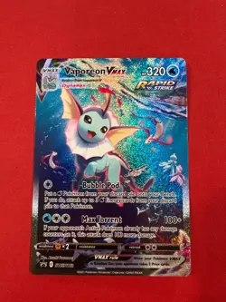 Vaporeon VMAX SWSH182 SWSH: Sword & Shield Promo Cards Holo - Image 1