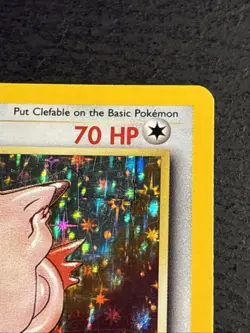 Clefable 1/64 Pokemon TCG Jungle Holo Foil Rare Vintage Card Lightly Played LP - Image 3