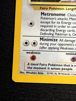 Clefable 1/64 Pokemon TCG Jungle Holo Foil Rare Vintage Card Lightly Played LP - Image 5