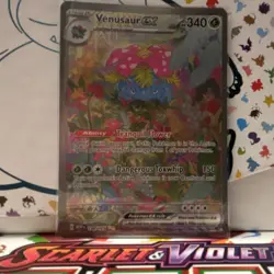 Pokemon Venusaur ex 198/165 Scarlet & Violet 151 Special Illustration Rare Holo - Image 1