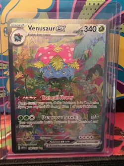 Pokemon TCG Venusaur EX 198/165 Scarlet and Violet 151 Special Illustration Rare - Image 1