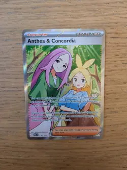 Anthea and Concordia 254/217 Ascended Heroes Pokemon TCG Full Art Trainer - Image 1