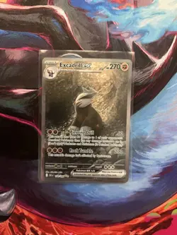 Excadrill ex 168/086 Special Illustration Rare Black Bolt Pokemon Card TCG - Image 1