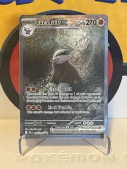 Excadrill ex 168/086 Special Illustration Rare Black Bolt Pokemon Card TCG - Image 1