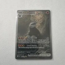 Pokemon TCG Excadrill EX 168/086 Black Bolt Special Illustration Rare Card - Image 1