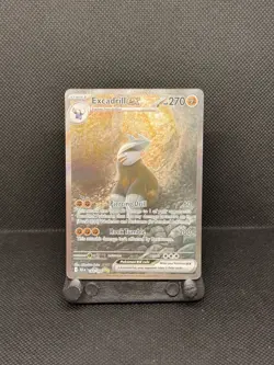 Pokemon TCG Excadrill EX 168/086 Black Bolt Special Illustration Rare Card - Image 1