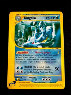 Kingdra 019/147 LP Regular Rare Aquapolis Vintage Pokemon Card - Image 1