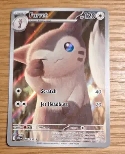 Furret 168/159 Journey Together Holo Pokemon Card - Image 1
